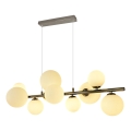 Brilagi - LED Luster na lanku MILLA 10xG9/3W/230V lesklý chróm/biela