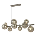 Brilagi - LED Luster na lanku MILLA 10xG9/3W/230V lesklý chróm/dymová
