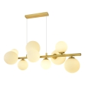 Brilagi - LED Luster na lanku MILLA 10xG9/3W/230V zlatá/biela