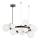 Brilagi - LED Luster na lanku MILLA 15xG9/3W/230V lesklý chróm/biela