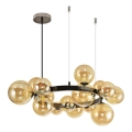 Brilagi - LED Luster na lanku MILLA 15xG9/3W/230V lesklý chróm/zlatá
