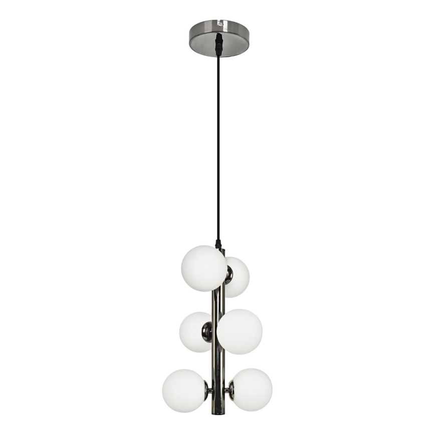 Brilagi - LED Luster na lanku MILLA 6xG9/3W/230V lesklý chróm/biela
