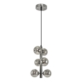 Brilagi - LED Luster na lanku MILLA 6xG9/3W/230V lesklý chróm/dymová