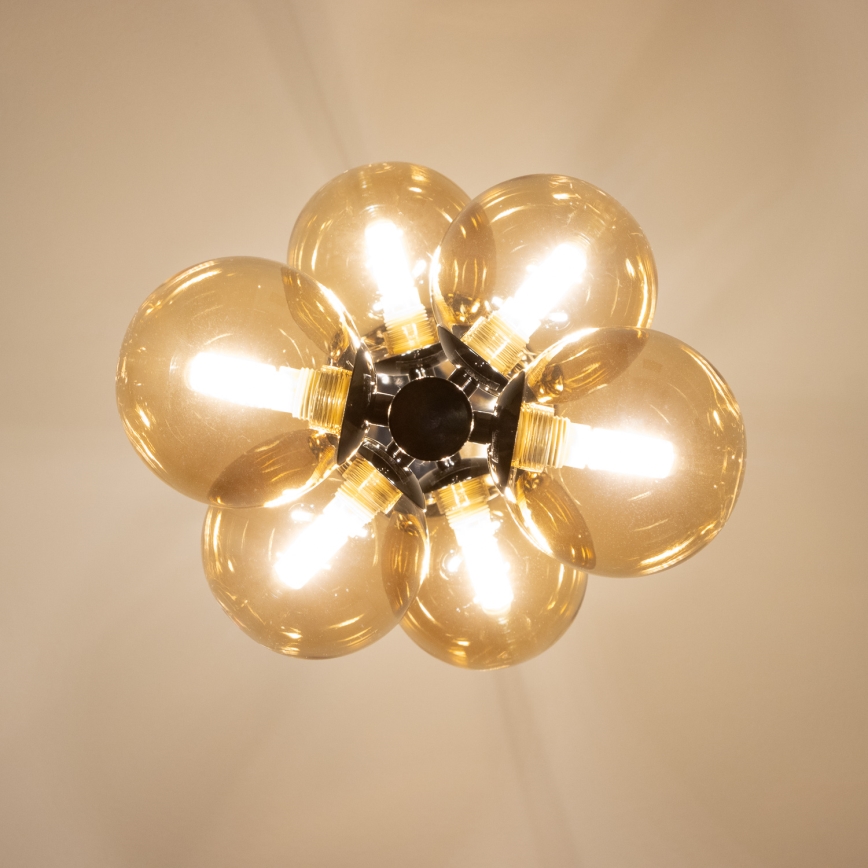 Brilagi - LED Luster na lanku MILLA 6xG9/3W/230V lesklý chróm/zlatá