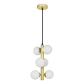 Brilagi - LED Luster na lanku MILLA 6xG9/3W/230V zlatá/biela