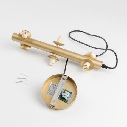 Brilagi - LED Luster na lanku MILLA 6xG9/3W/230V zlatá/dymová