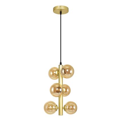 Brilagi - LED Luster na lanku MILLA 6xG9/3W/230V zlatá