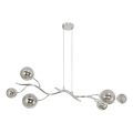 Brilagi - LED Luster na lanku MISTEL 6xG9/3W/230V lesklý chróm/dymová