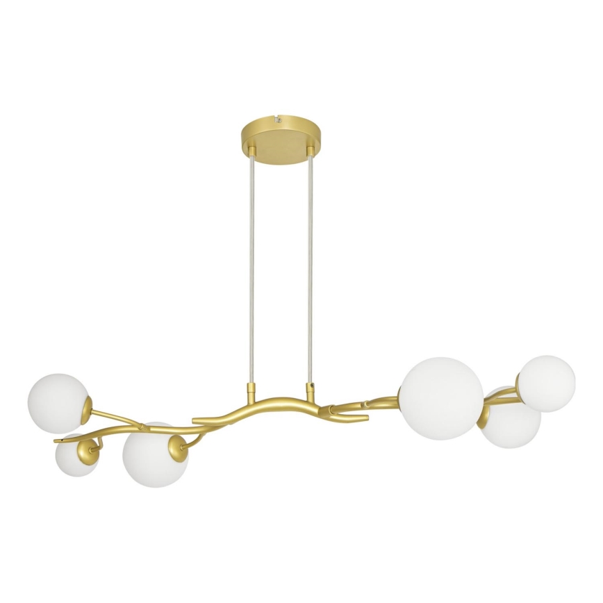 Brilagi - LED Luster na lanku MISTEL 6xG9/3W/230V zlatá/biela