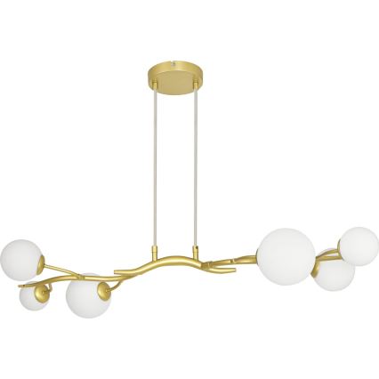 Brilagi - LED Luster na lanku MISTEL 6xG9/3W/230V zlatá/biela
