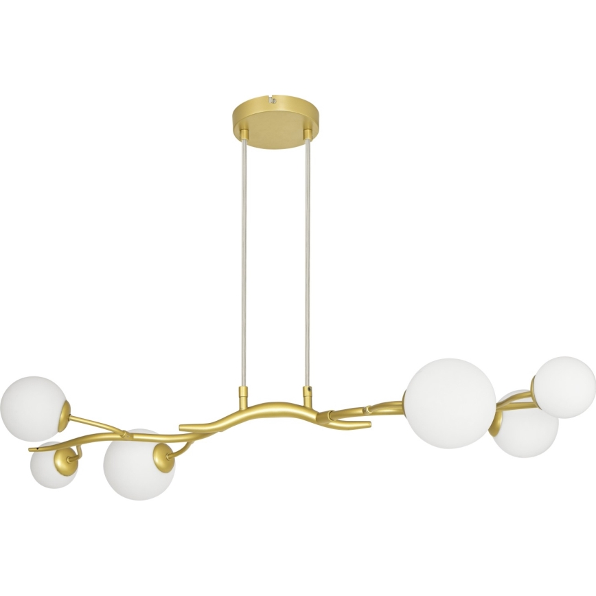 Brilagi - LED Luster na lanku MISTEL 6xG9/3W/230V zlatá/biela