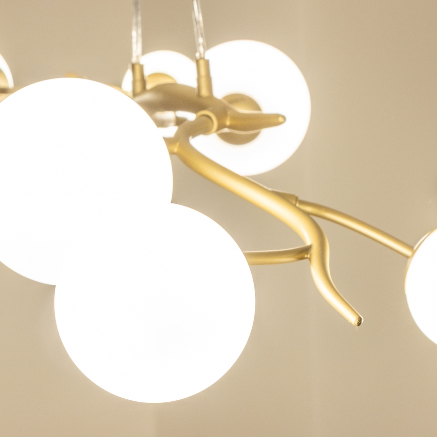 Brilagi - LED Luster na lanku MISTEL 6xG9/3W/230V zlatá/biela