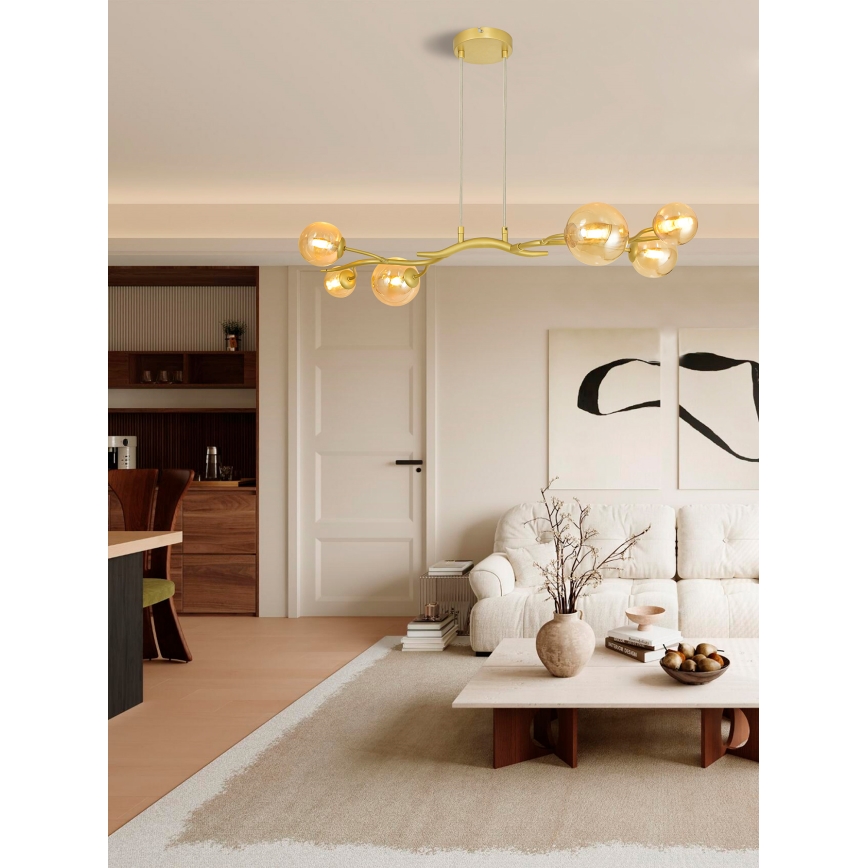 Brilagi - LED Luster na lanku MISTEL 6xG9/3W/230V zlatá