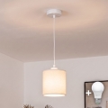BRILAGI - LED luster na lanku NUBILA 1xE27/60W/230V pr. 14 cm biela/krémová