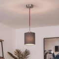 Brilagi - LED luster na lanku NUBILA 1xE27/60W/230V pr. 14 cm červená/antracit