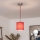 Brilagi - LED luster na lanku NUBILA 1xE27/60W/230V pr. 14 cm červený