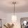 Brilagi - LED luster na lanku NUBILA 1xE27/60W/230V pr. 14 cm čierna/biela