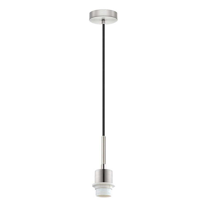 Brilagi - LED luster na lanku NUBILA 1xE27/60W/230V pr. 14 cm čierna/biela