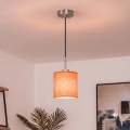 Brilagi - LED luster na lanku NUBILA 1xE27/60W/230V pr. 14 cm čierna/oranžová
