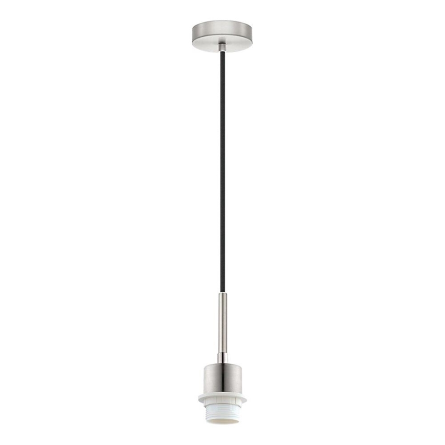 Brilagi - LED luster na lanku NUBILA 1xE27/60W/230V pr. 14 cm čierna/oranžová