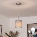 Brilagi - LED luster na lanku NUBILA 1xE27/60W/230V pr. 14 cm sivá