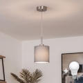 Brilagi - LED luster na lanku NUBILA 1xE27/60W/230V pr. 14 cm svetlosivá