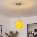 Brilagi - LED luster na lanku NUBILA 1xE27/60W/230V pr. 14 cm žltá