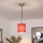 Brilagi - LED luster na lanku NUBILA 1xE27/60W/230V priemer 14 cm čierna/červená