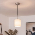 Brilagi - LED luster na lanku NUBILA 1xE27/60W/230V priemer 14 cm čierna/krémová