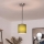 Brilagi - LED luster na lanku NUBILA 1xE27/60W/230V priemer 14 cm čierna/zelená