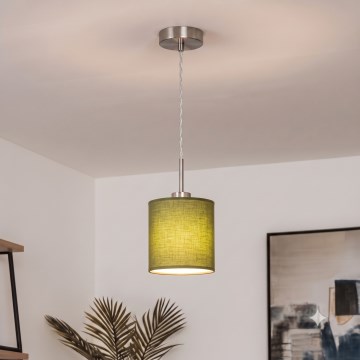 Brilagi - LED luster na lanku NUBILA 1xE27/60W/230V priemer 14 cm zelený