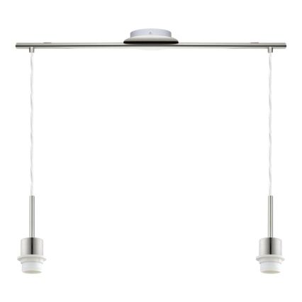Brilagi - LED luster na lanku NUBILA 2xE27/60W/230V biely