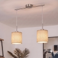Brilagi - LED luster na lanku NUBILA 2xE27/60W/230V svetlohnedá