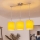 Brilagi - LED luster na lanku NUBILA 3xE27/60W/230V žltý