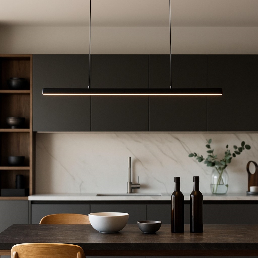 BRILAGI - LED luster na lanku PAXIS LED/30W/230V 120 cm čierny