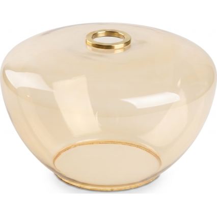 BRILAGI - LED luster na lanku RETRO GLASS 2xE27/60W/230V matný chróm/zadymená béžová