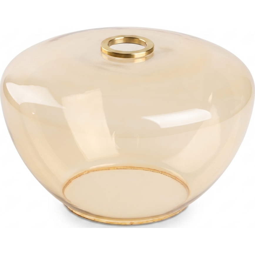BRILAGI - LED luster na lanku RETRO GLASS 2xE27/60W/230V matný chróm/zadymená béžová
