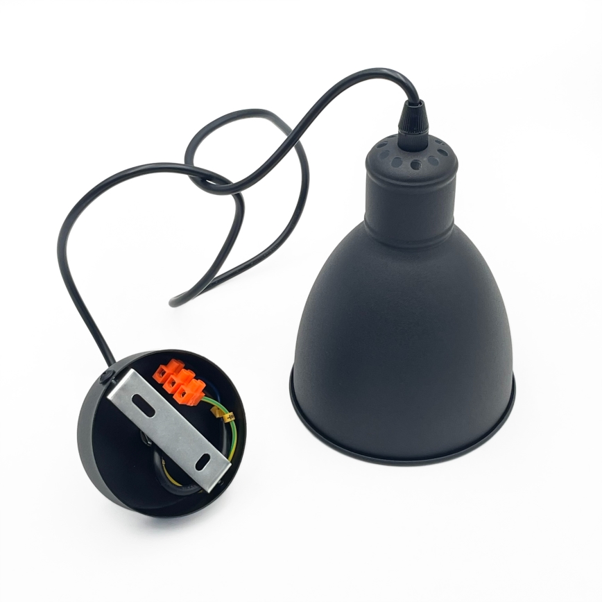 Brilagi - LED luster na lanku RIDDY 1xE27/60W/230V čierna