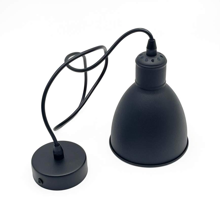 Brilagi - LED luster na lanku RIDDY 1xE27/60W/230V čierna