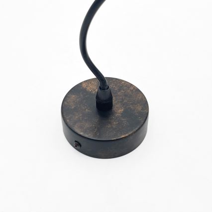 Brilagi - LED luster na lanku RIDDY 1xE27/60W/230V medená/patina