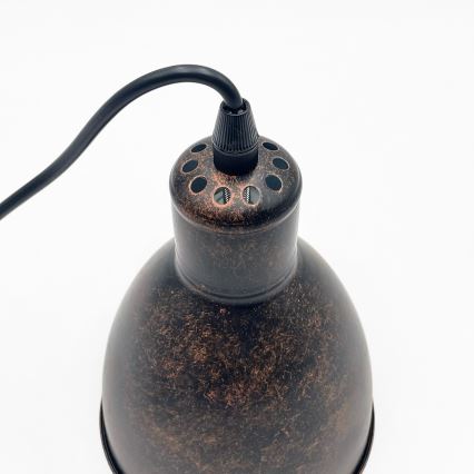 Brilagi - LED luster na lanku RIDDY 1xE27/60W/230V medená/patina