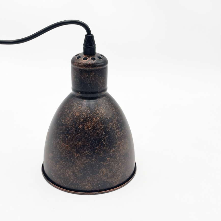 Brilagi - LED luster na lanku RIDDY 1xE27/60W/230V medená/patina