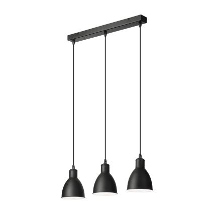 Brilagi - LED luster na lanku RIDDY 3xE27/60W/230V čierna