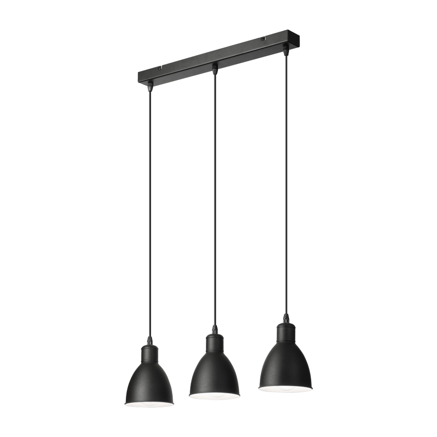 Brilagi - LED luster na lanku RIDDY 3xE27/60W/230V čierna