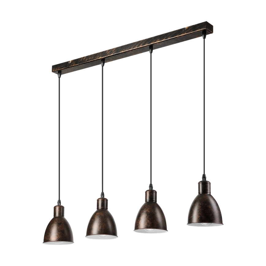 Brilagi - LED luster na lanku RIDDY 4xE27/60W/230V medená/patina