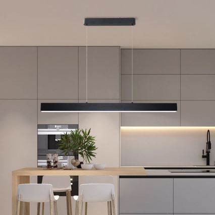 Brilagi - LED Luster na lanku SLEEKLINE LED/40W/230V 3000/4500/6000K čierna