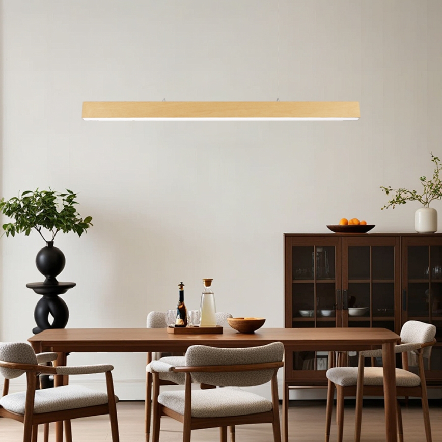 Brilagi - LED luster na lanku SLEEKLINE LED/40W/230V 3000/4500/6000K dubový dekor