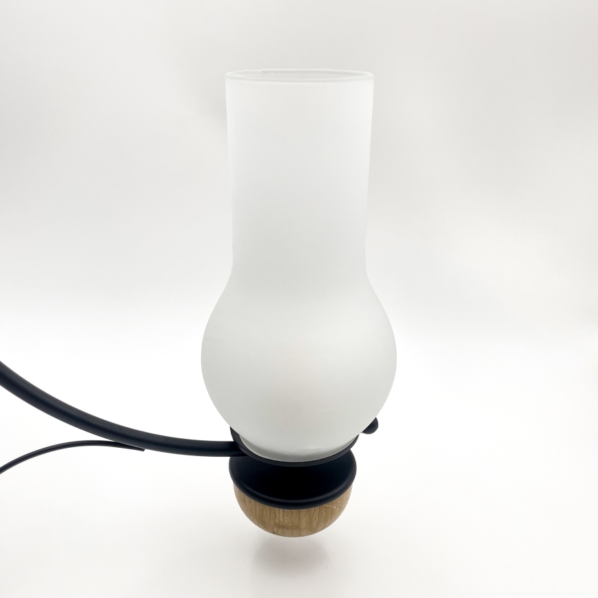 Brilagi - LED luster na reťazi COTTAGE 3xE14/40W/230V dub/čierna/biela