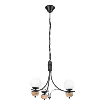 Brilagi - LED Luster na reťazi COTTAGE 3xG9/40W/230V buk/biela