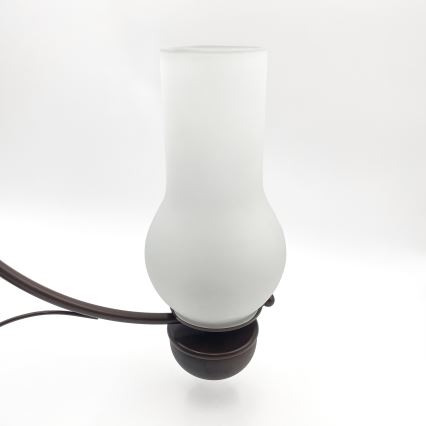 Brilagi - LED Luster na reťazi COTTAGE 5xE14/40W/230V dub/biela